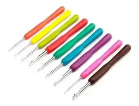 Agujas Crochet Con Mango 