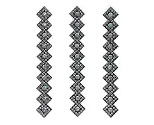 Aplique Strass Guarda Rombo 11cm