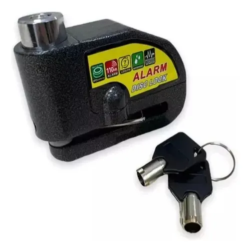 Candado para moto con alarma 