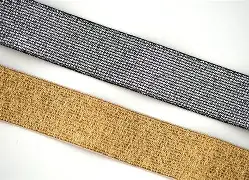 Elástico Shine 30MM X 10 MTS Plateado/Dorado
