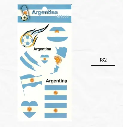 Tatuajes Temporales Argentina x5u