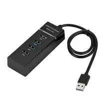 Alargue Usb  Blanco/Negro