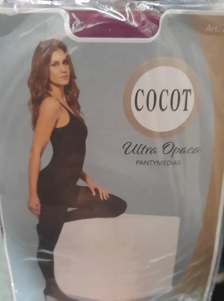 Cancan COCOT Ultra Opaca Negra Talle 2