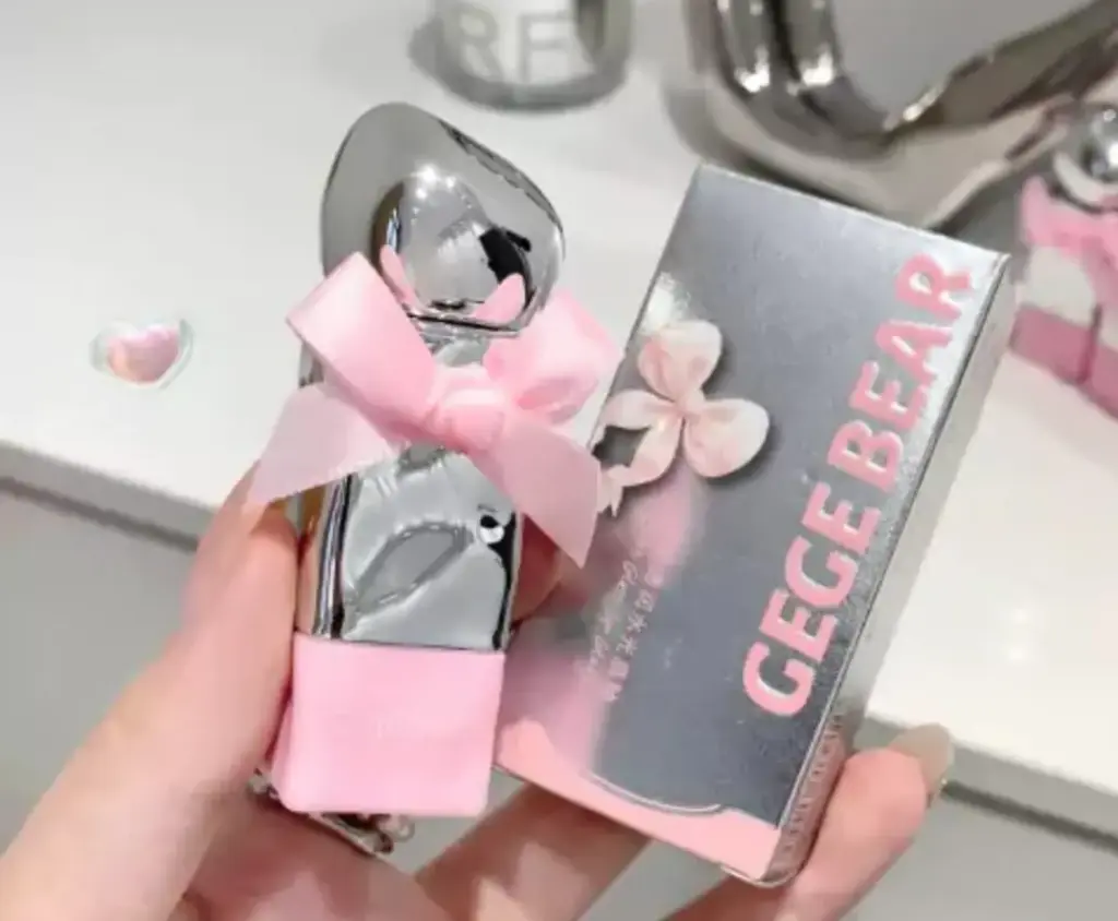 Lip Gloss Caja Plateada