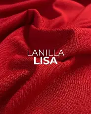 Lanilla Lisa Bruma Rojo-Negro 1.5Mts Ancho Rinde 3Mts