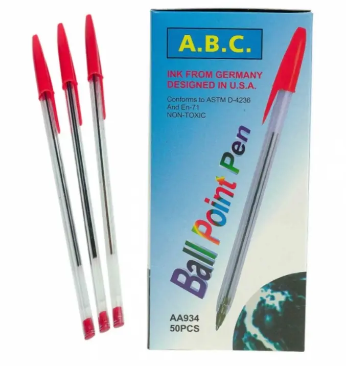 Lapicera Roja / Negra / Azul x1