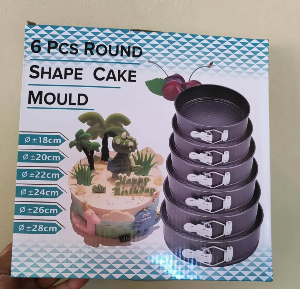 Moldes De Torta x5 Desmontable