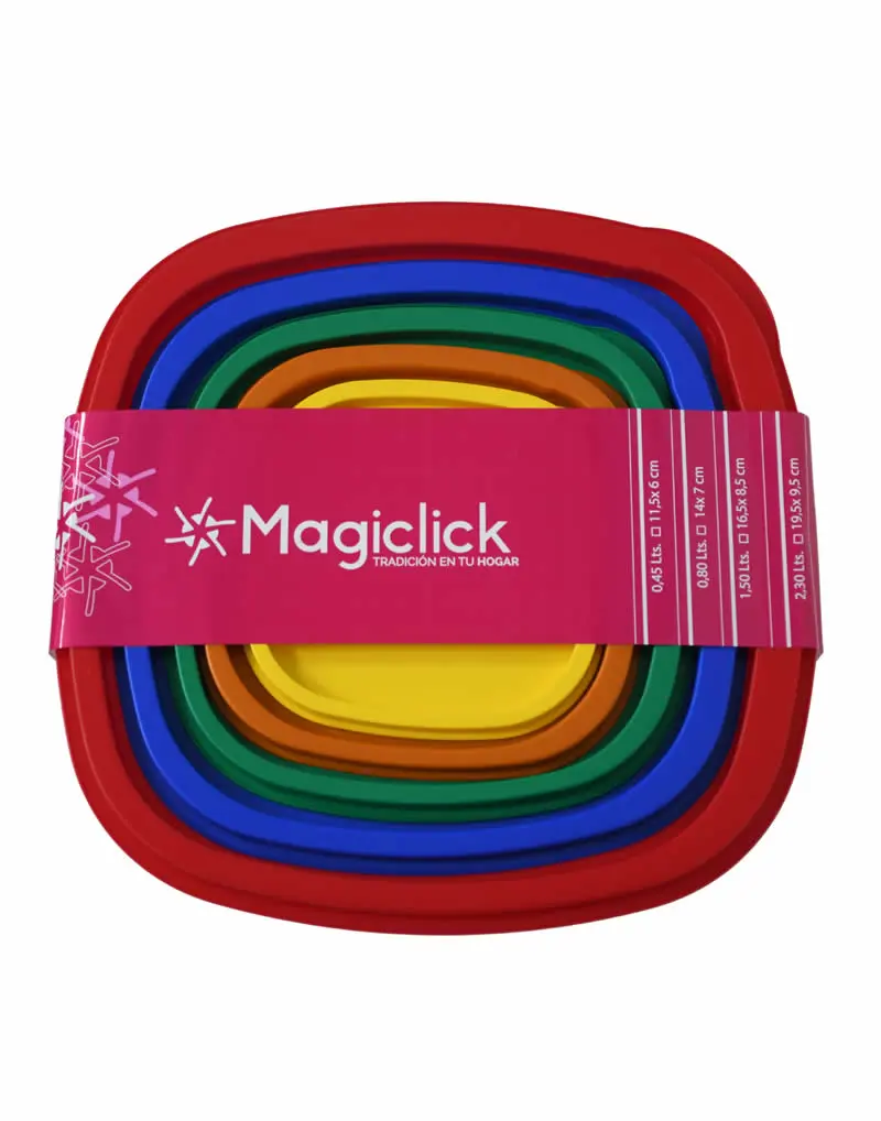 Set Tupper x5 Magiclick