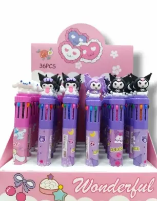 Lapicera 10 Colores kuromy