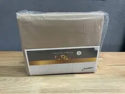 Sabanas Oro Lisas Casablanca  1 1/2 pl 