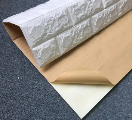 Panel Simil Ladrillo Blanco 70 x 70