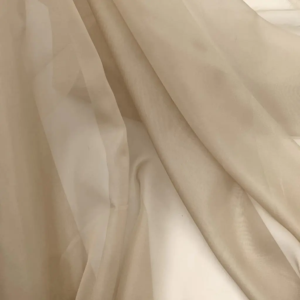 Voile De Cortina Liso Beige 3 Mts