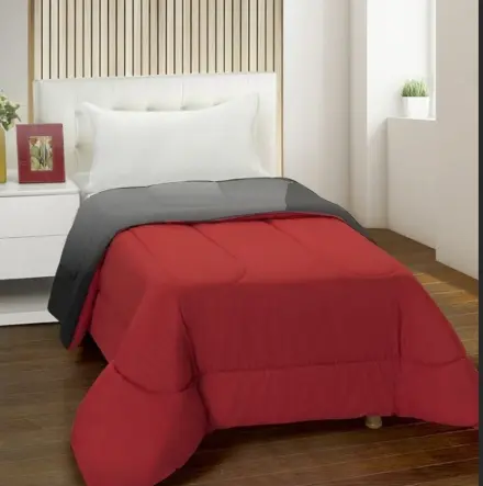 Acolchado Liso Reversible 1 1/2 pl