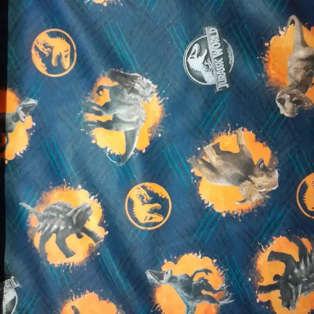 Acetato Frizado Jurassic Word 1.50MTS De Ancho