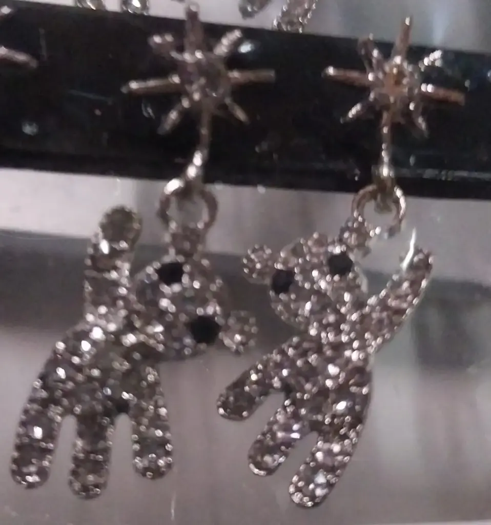 Aros Osito Con Strass
