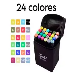 Plumones Doble Punta x24 PCS