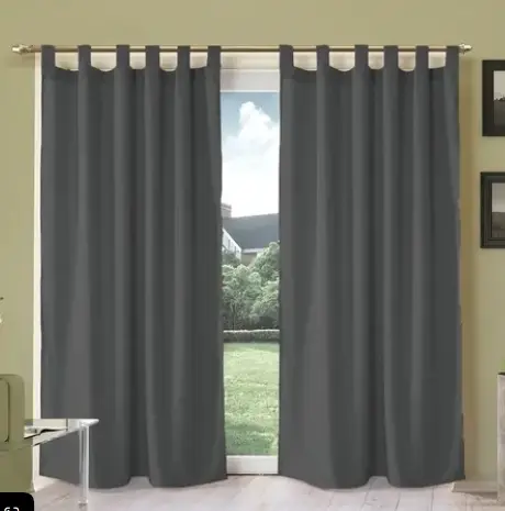 Cortina Tropical Larga Gris DUMOY