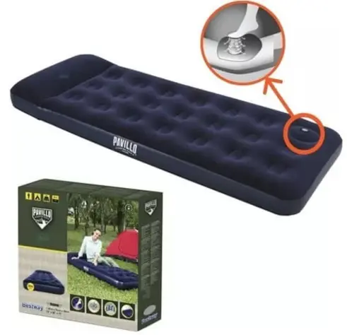Colchon inflable 1 pl 