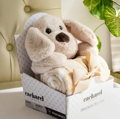 Peluche + Manta Cacharel