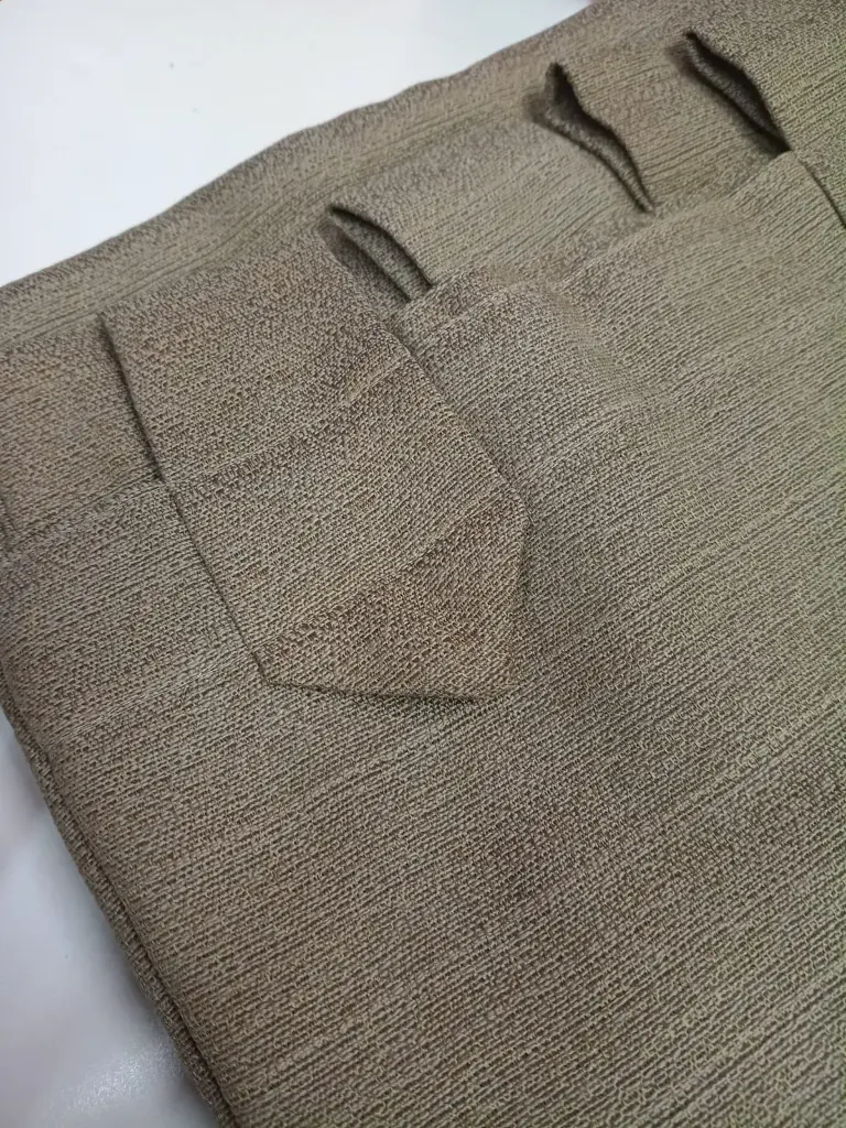 Cortina Raffia Larga Marron