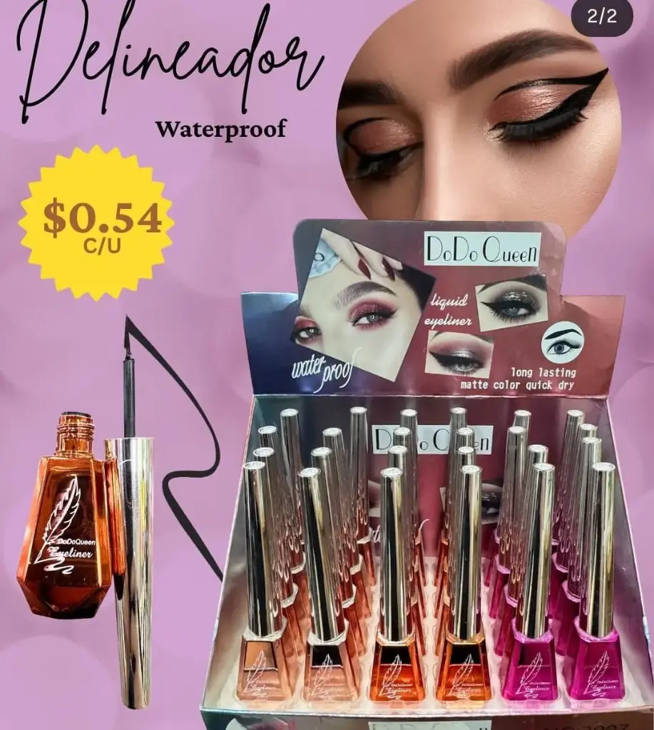 Delineador  Liquido Envase Tornasol 