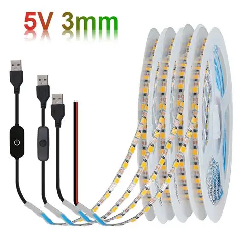 Tira Led Calida USB 5v 3Mts
