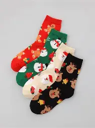 Media Soquete Navideño x1 unidad