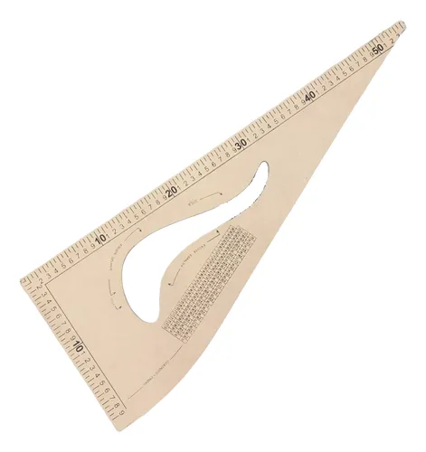 Regla Escuadra Modista Fibrofacil  con sisa 0.60cm