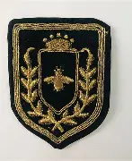 Apliques Esc Bor En Gamuza