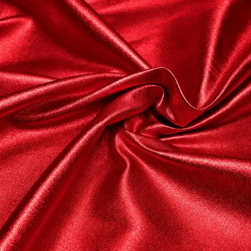 Bengalina Metalizada Marroco Rojo 