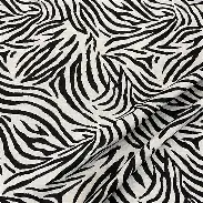 Jacquard De Micro En Lanilla Cebra