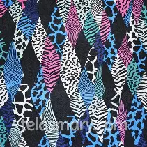 Lycra Termica Estampada Sublimada Animal Print Y Plumas