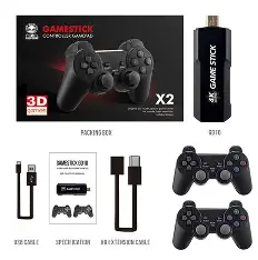 Consola de Juego Game Stick 3D Caja Negra