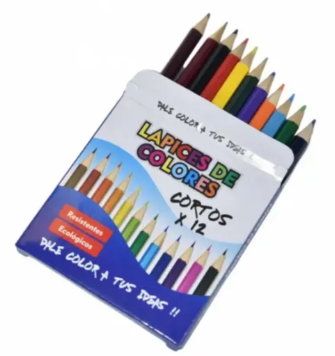 Lapices Cortos x12