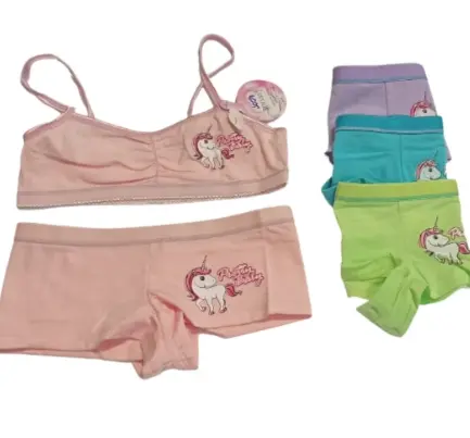 Conjunto Niña Unicornio/Castillo x1U