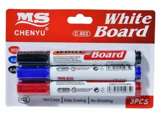 Marcador para pizarra x3