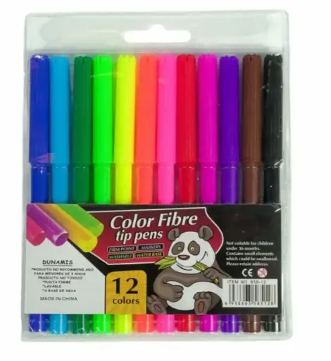 Fibras Color Blister x12