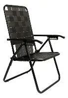 Reposera Caño Negro 5 Posiciones