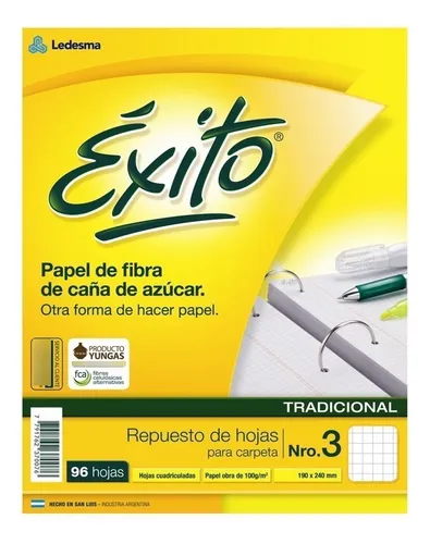 Repuesto  Exito 96 Hojas CD