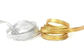 Cinta Lurex Oro/Plata N°7 35MM XMTS