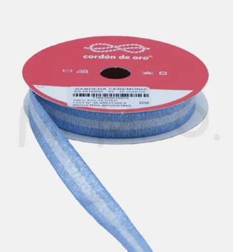 Cinta Argentina Con Lurex N°3 15MM XMTS