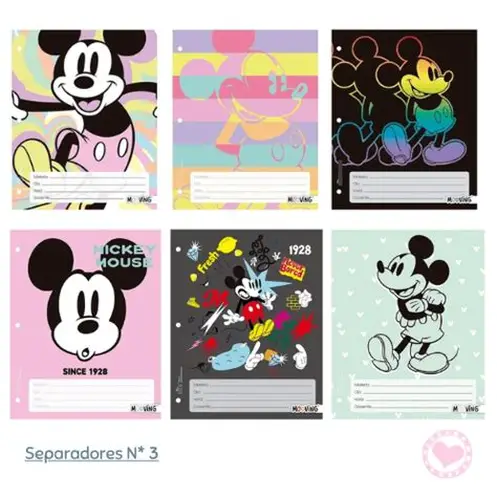 Caratulas / Separadores Mooving  x6