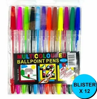 Lapicera Colores x12 