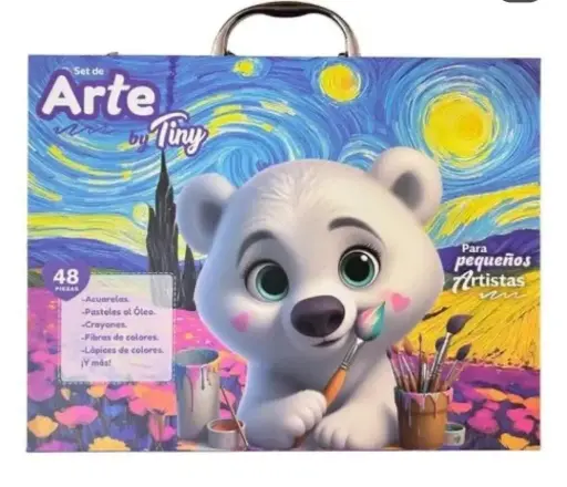 Set de Arte Osito 48 pcs