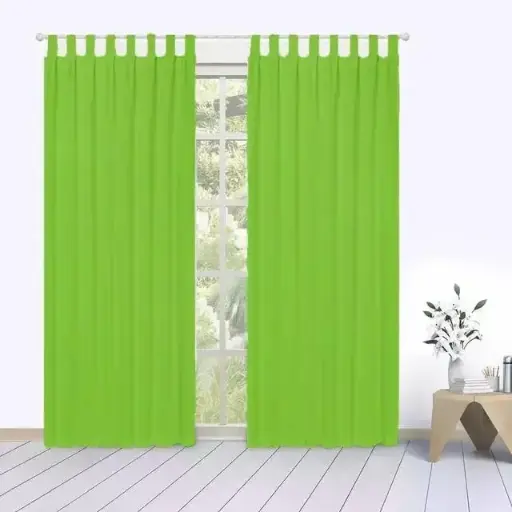 Cortina Tropical Larga Verde Manz 2.00x 1.40mts
