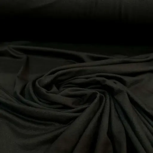 Modal Viscosa -NEGRO Con Lycra- 1.5Mts Ancho R 3.1Mts