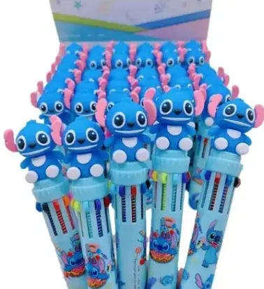Lapicera 10 Colores Stitch 