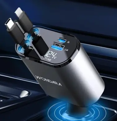 Cargador Para Auto Ficha c / Iphone