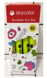 Resaltador Fluo Sky Color