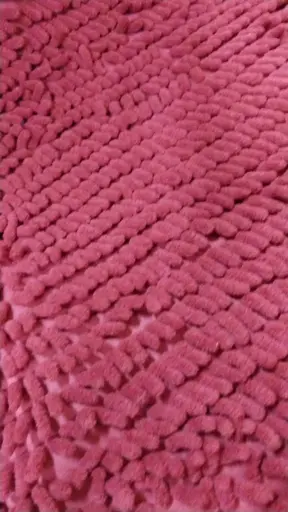 Alfombra Shaggy Bordo